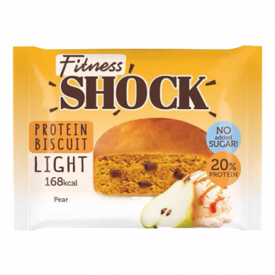 Бисквит неглазированный "Груша" Protein Biscuit Light FitnesShock